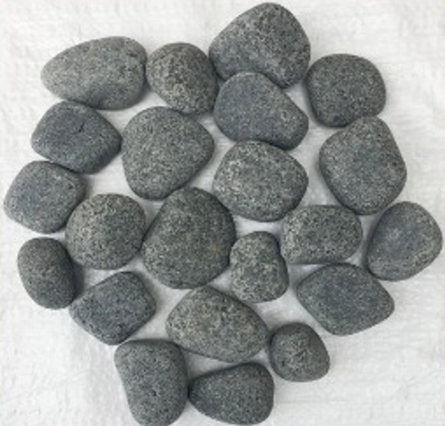 30-50mm Black Granite Pebbles