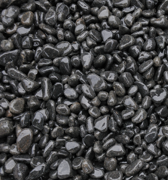 Black Granite Pebbles