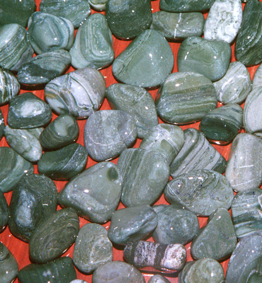 Dark Green Marble Pebbles